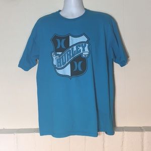 HURLEY T-SHIRT BLUE EXTRA LARGE.